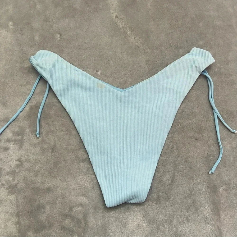 New! Frankie’s Bikinis V-Cut Cheeky Bikini Bottom Swimwear 21535